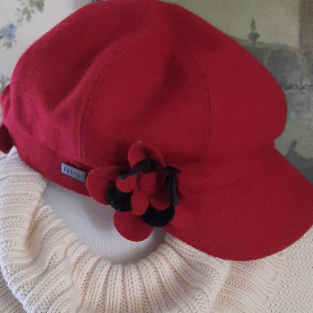 Betmar hat, newsboy style, O/S